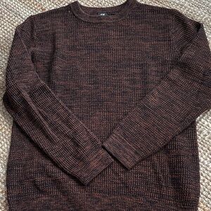 H&M Men's Rich Brown Crewneck Sweater